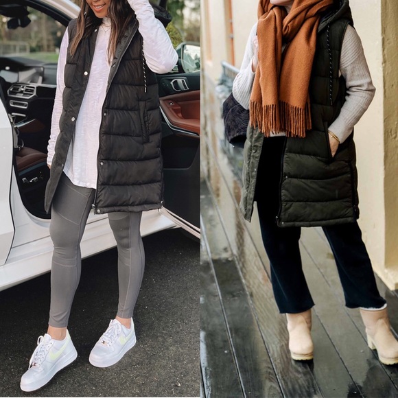 Zella | Jackets u0026 Coats | Hottest Style For This Season Zella Long Puffer  Vest Women Size M | Poshmark
